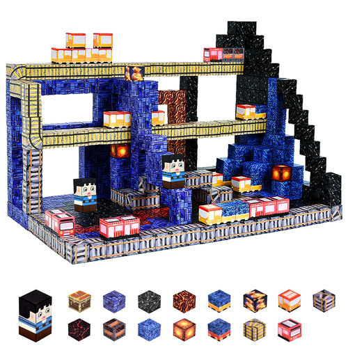 Magnetic Blocks Building Toys for Kids: 100PCS Magnet Cube Set